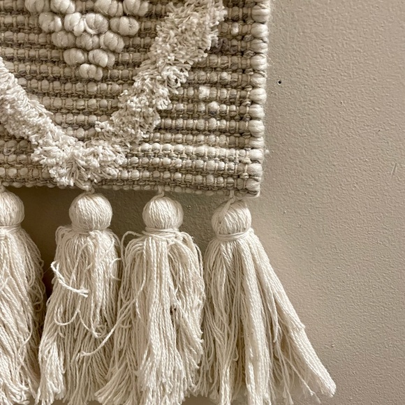 Boho Wall hanging textured tapestry - Picture 4 of 8